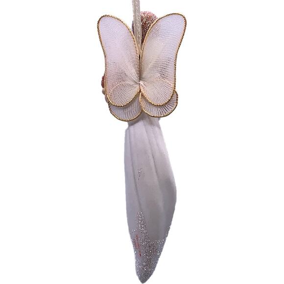 Hallmark Keepsake 2001 Snow Blossom Angel Collectible Christmas Ornament in Box - Picture 3 of 5